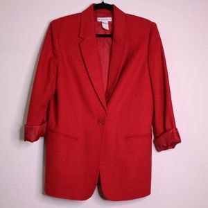 Classic Red Blazer